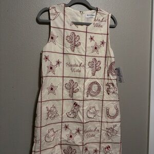 Western embroidered dress